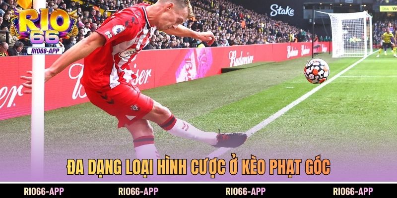 Đa dạng loại hình cược ở kèo phạt góc