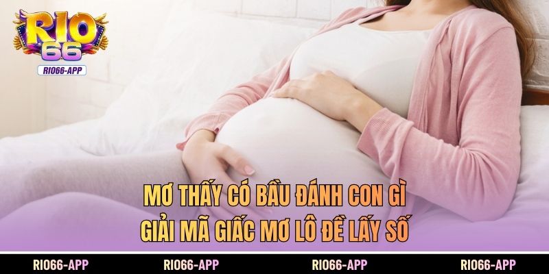 Mơ Thấy Có Bầu Đánh Con Gì - Giải Mã Giấc Mơ Lô Đề Lấy Số